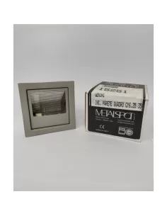 Metalspot 15251 Gemini Wandeinbauleuchte, klein, offen, Gy6, 35, 35 W, Grau